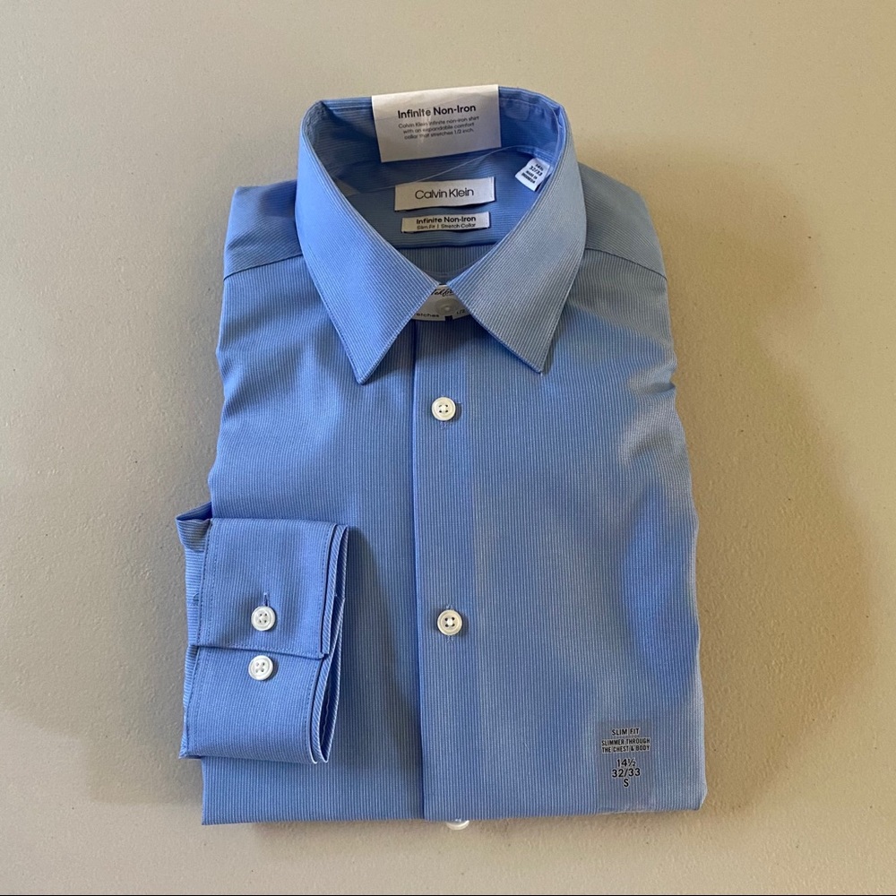 2 Calvin Klein Dress Shirts Bundle